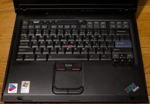 Laptop Keyboard with trackpad at the bottom