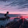Aesthetic-Anime-Sunset-Wallpaper